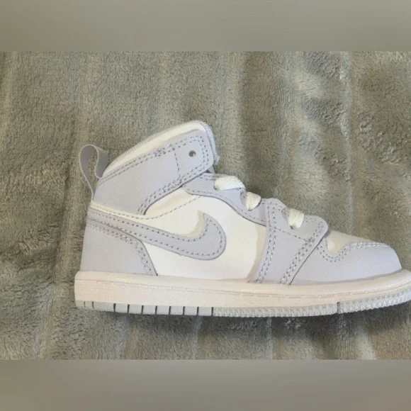 Nike Jordan 1 Mid Toddler Cobalt Bliss/White Size 8c - Picture 10 of 13